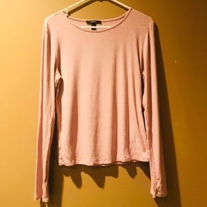 Forever 21 Pink Long Sleeve Shirt